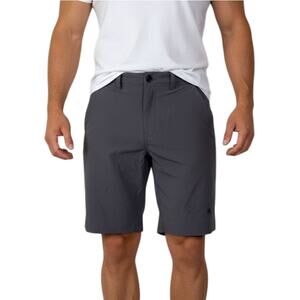 Brooks Brothers Flat Front Golf Shorts Gray Stretch Performance NWT Size 30